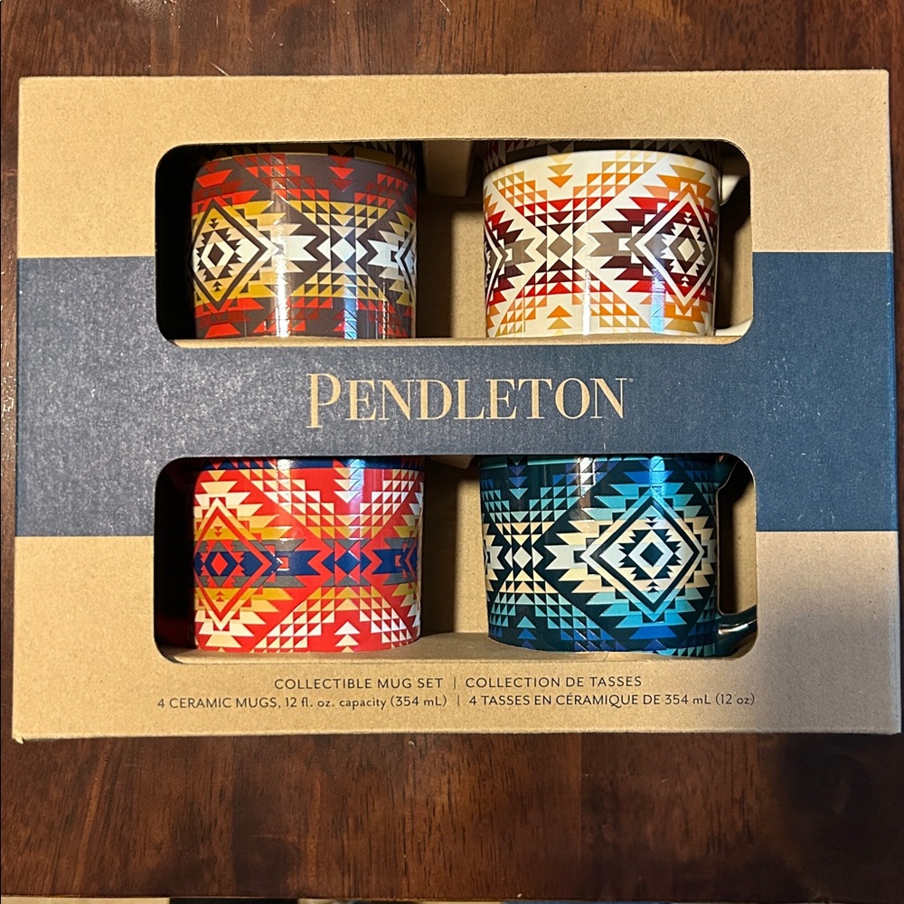 Pendleton 12oz Ceramic Mug Set Of 4 Smith Rock Collection - Picture 3 of 6